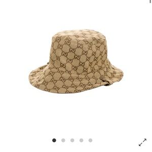 Gucci Tan Monogram Bucket Hat
